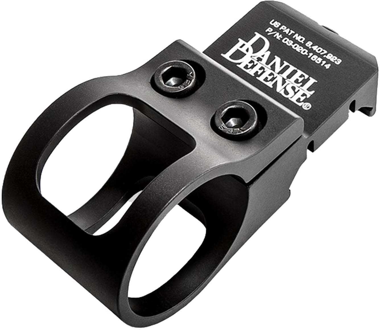 Daniel Defense 02016514 Offset Flashlight Mount with 1" Diameter Aluminum Black Hard Coat Anodized
