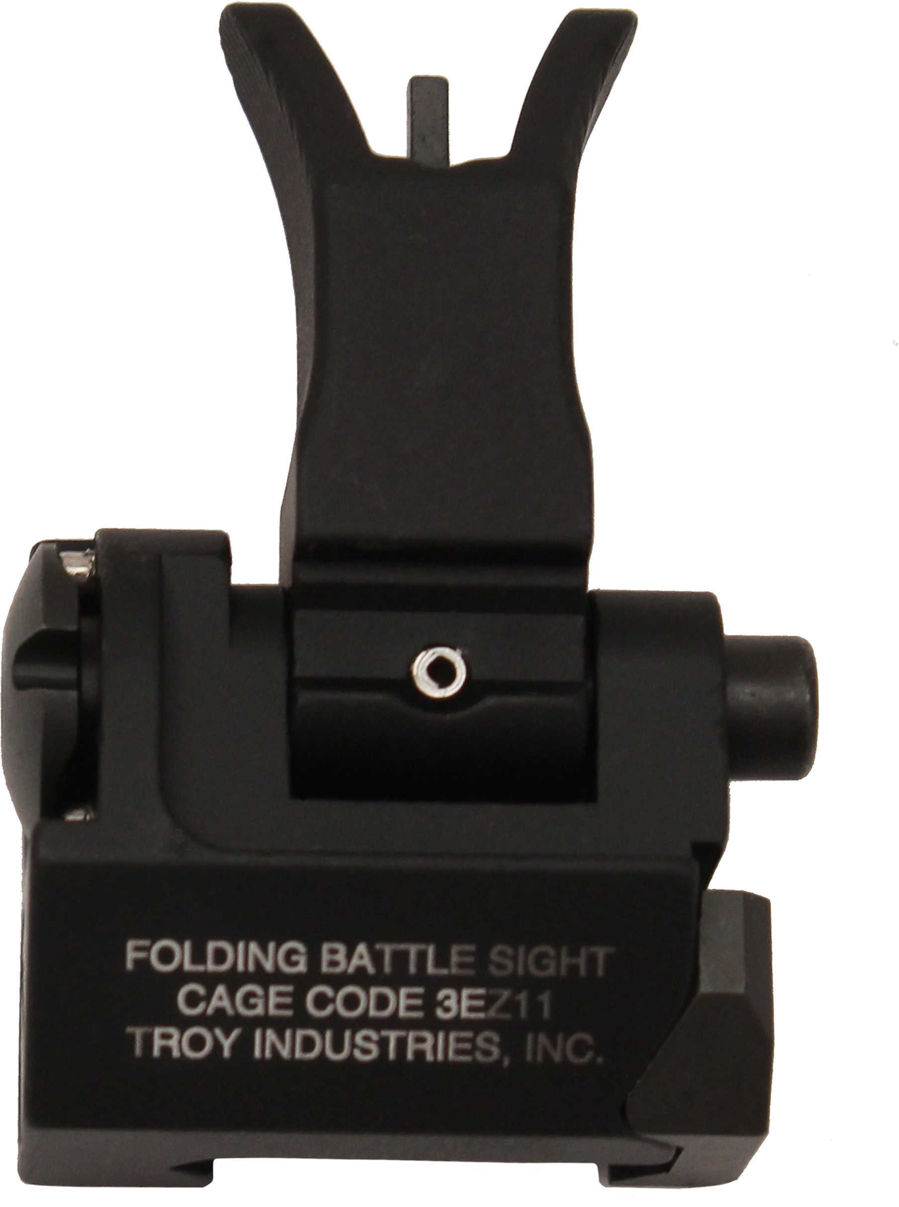 Troy Ind FBSFMBT00 BattleSight Front Folding M4 Picatinny Rail Aluminum Black Hardcoat Anodized