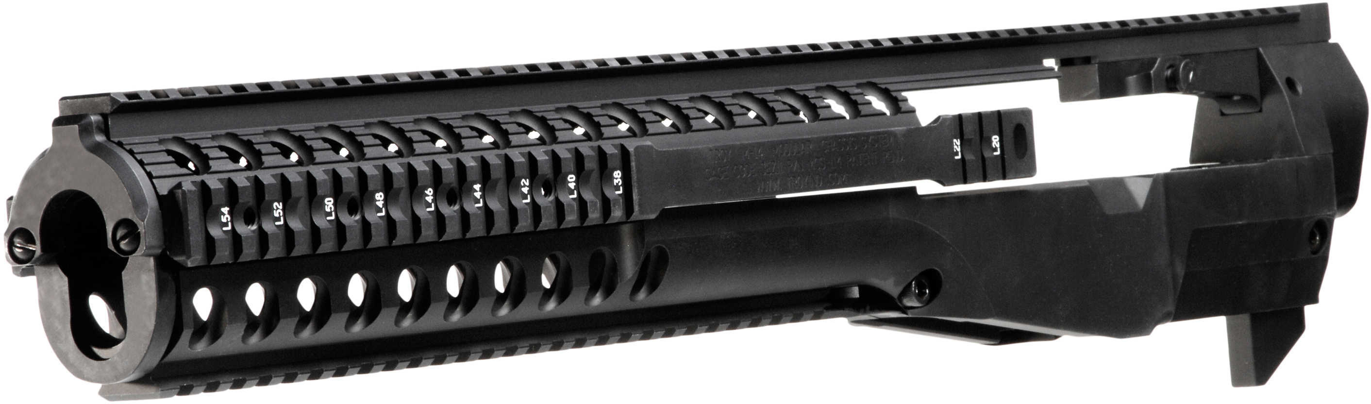 Troy Ind MCSC0BT00 Modular M14 Chassis AR-15/M16/M4 Aluminum/Stainless Steel Black Hard Coat Anodized