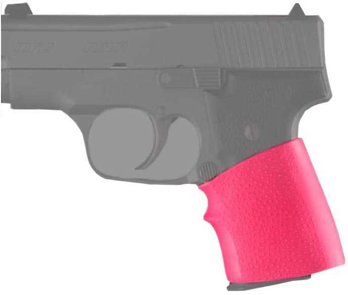 Hogue 18007 HandAll Jr. Grip Sleeve Most 22, 25, 38 Pistols Textured Rubber Pink