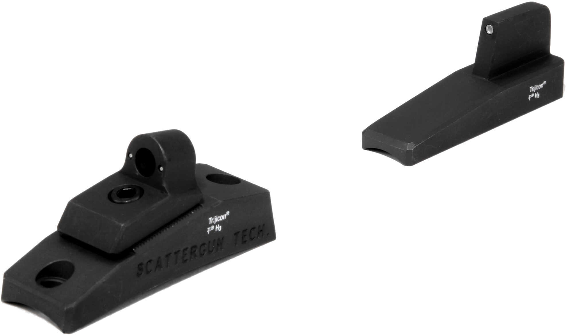 Trijicon 600323 Bright & Tough Night Sights Remington 870/1100/11-87 Tritium Green w/White Outline Black