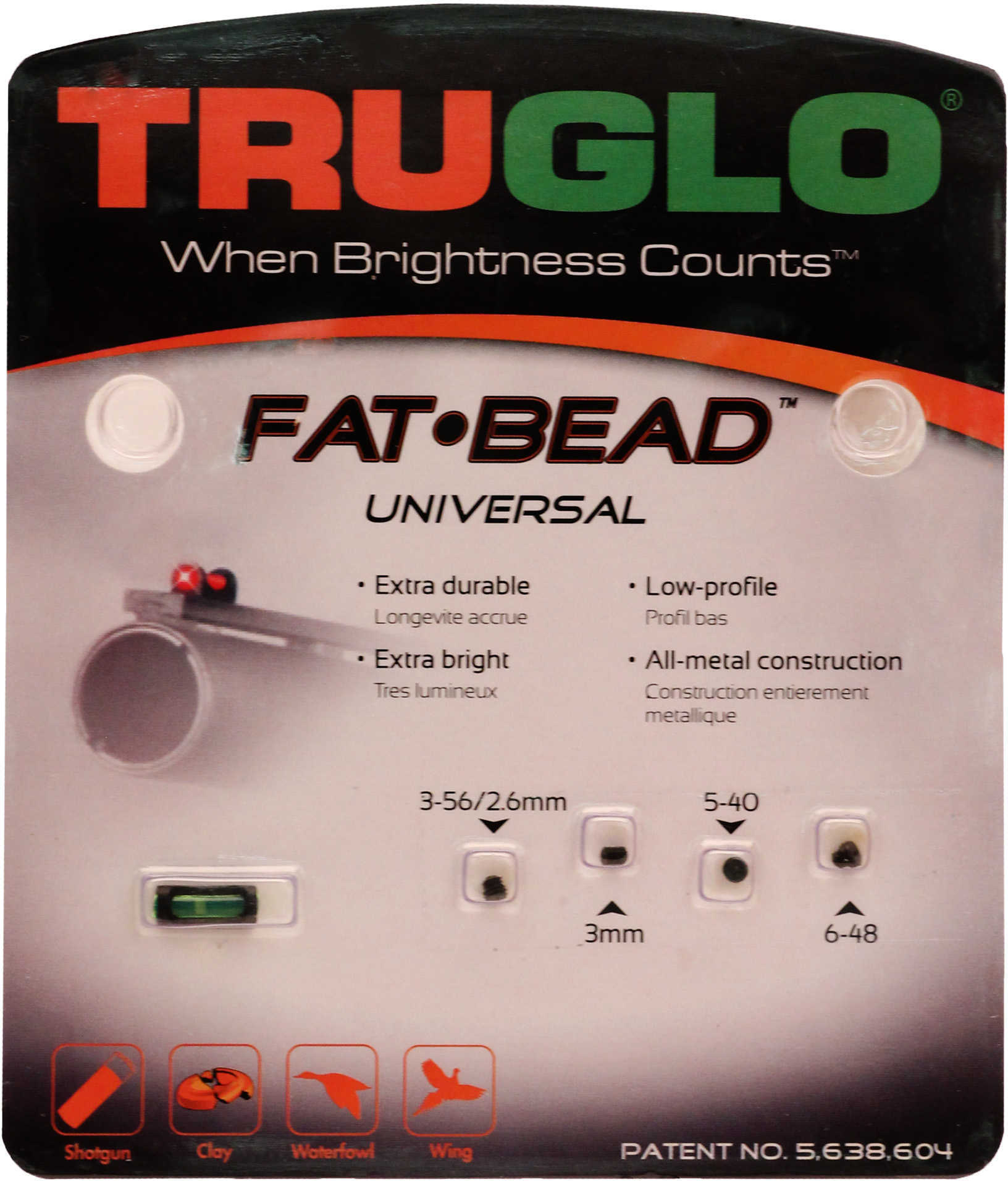 Truglo TG948UG Fat Bead Shotgun Replacement Sight Green