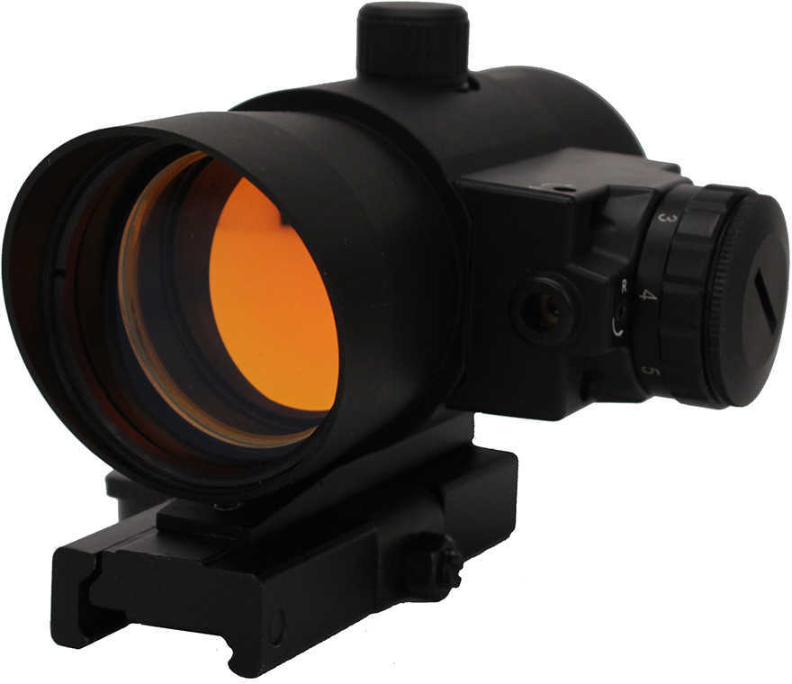 NCStar DLB140R Red Dot w/Laser 1x 40mm Obj 3 MOA Illuminated Black Anodized CR2032 Lithium (3)
