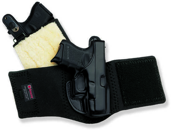 Galco Ankle Glove Holster Black RH Fits Charter Arms Undercover 2" S&W J FR 36 60 1/8" 357 38 and more