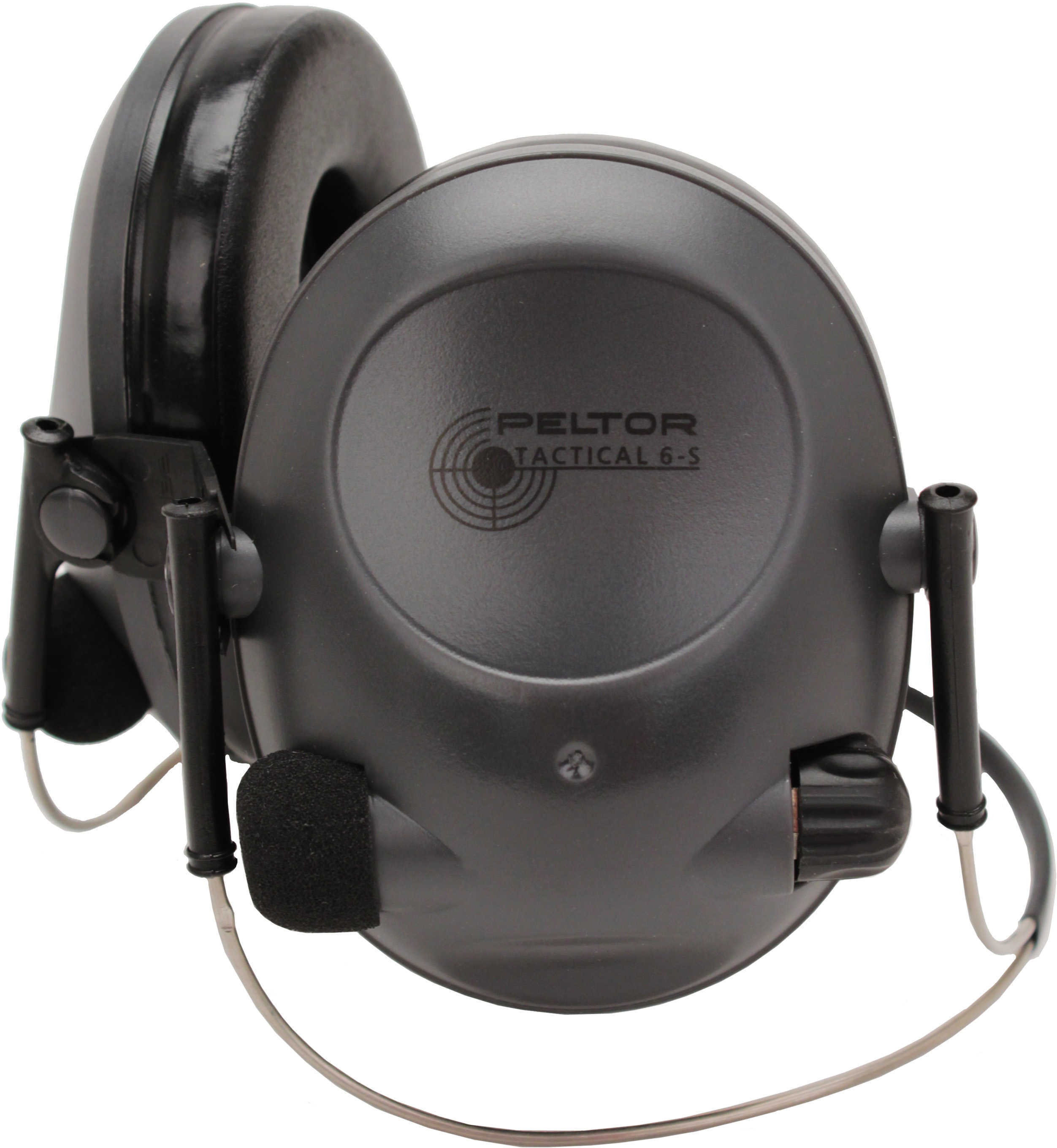 Peltor Tactical Electronic Hearing Protection Earmuffs With Black/Gray Finish Md: 97043
