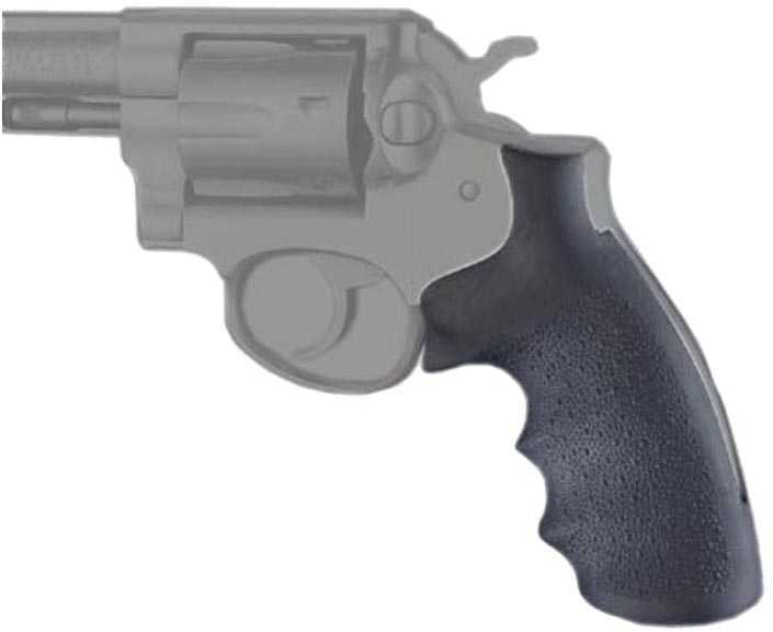 Hogue 88000 Monogrip with Finger Grooves Grip Ruger Speed-Six Rubber Black