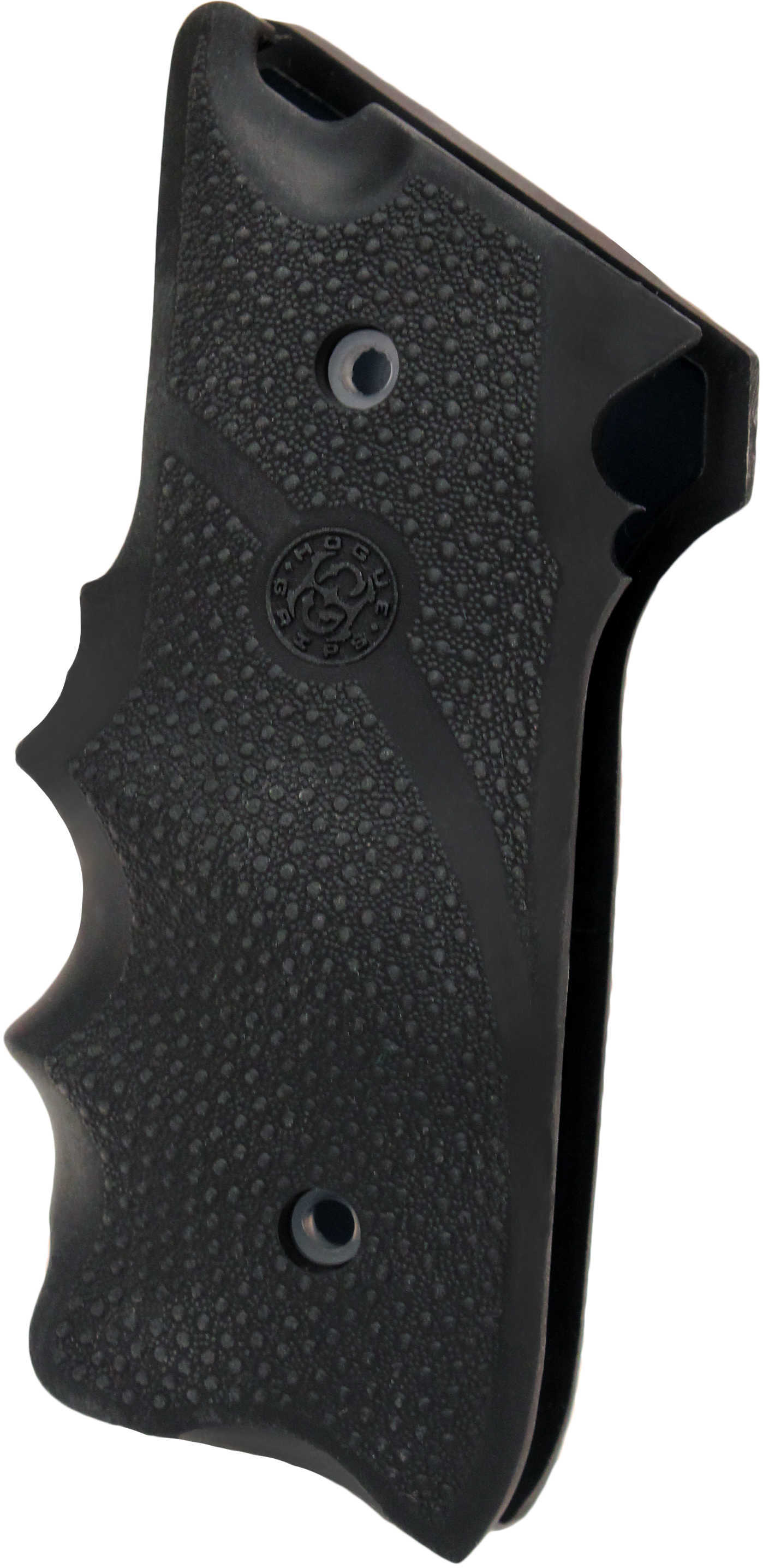 Hogue 82000 Rubber Grip with Finger Grooves Ruger MK II/MK III Black