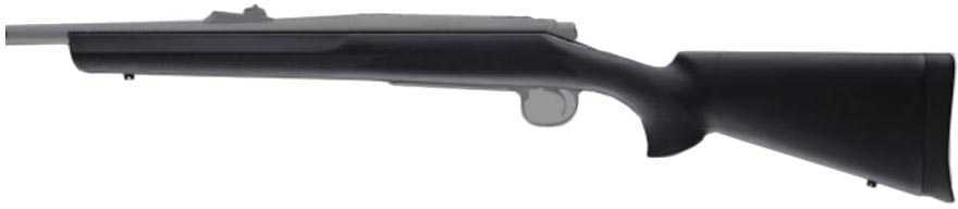 Hogue 70001 OverMolded Rifle Stock Remington 700 BDL Long Action with Standard Barrel Rubber Black