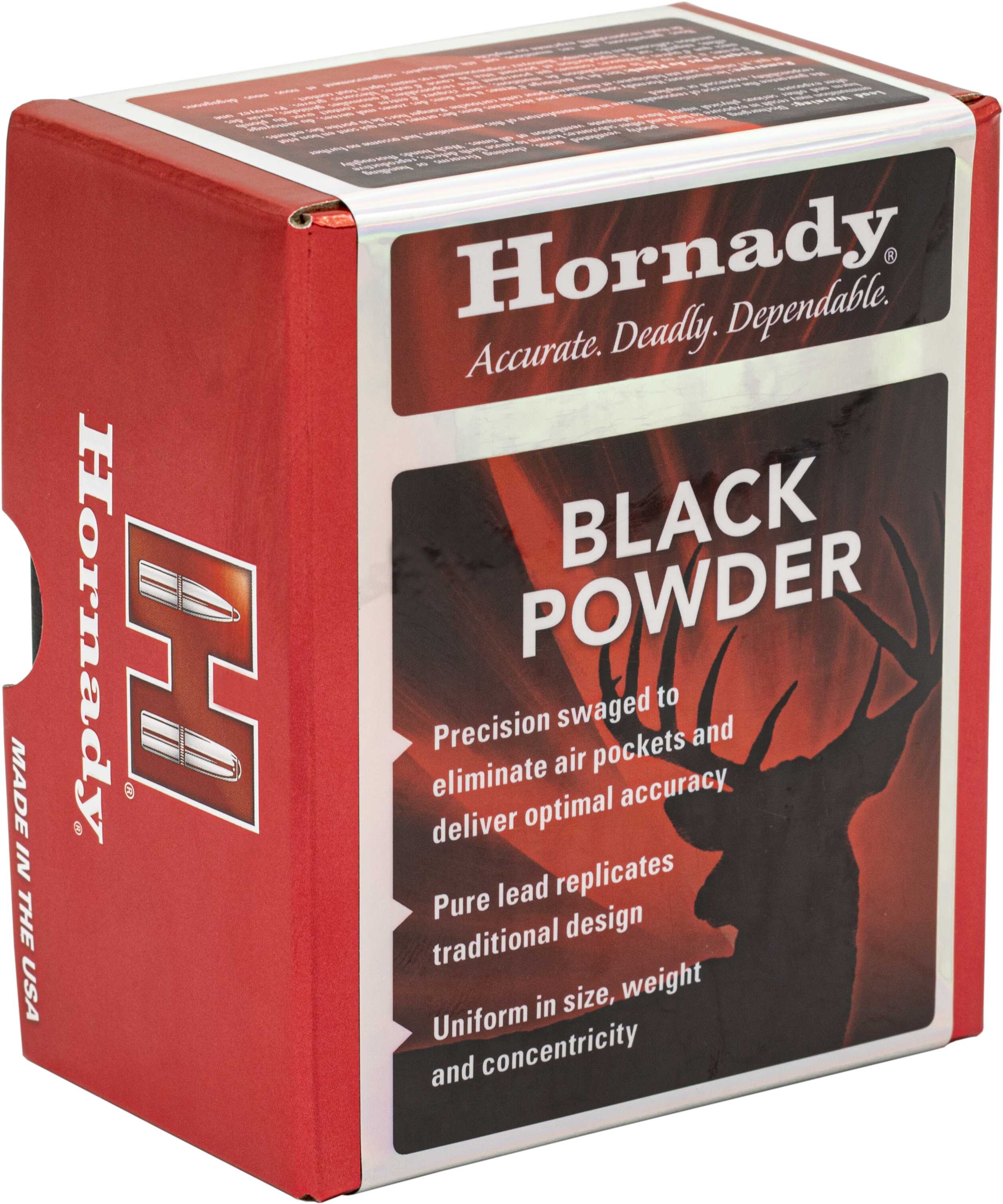 Hornady 50 Caliber Round Ball 177 Grain Bullet 100/Pack Md: 6090
