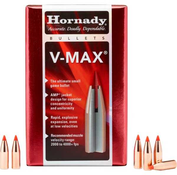 Hornady Rifle Bullet 6MM Caliber 75 Grain V-Max 100/Box Md: 22420