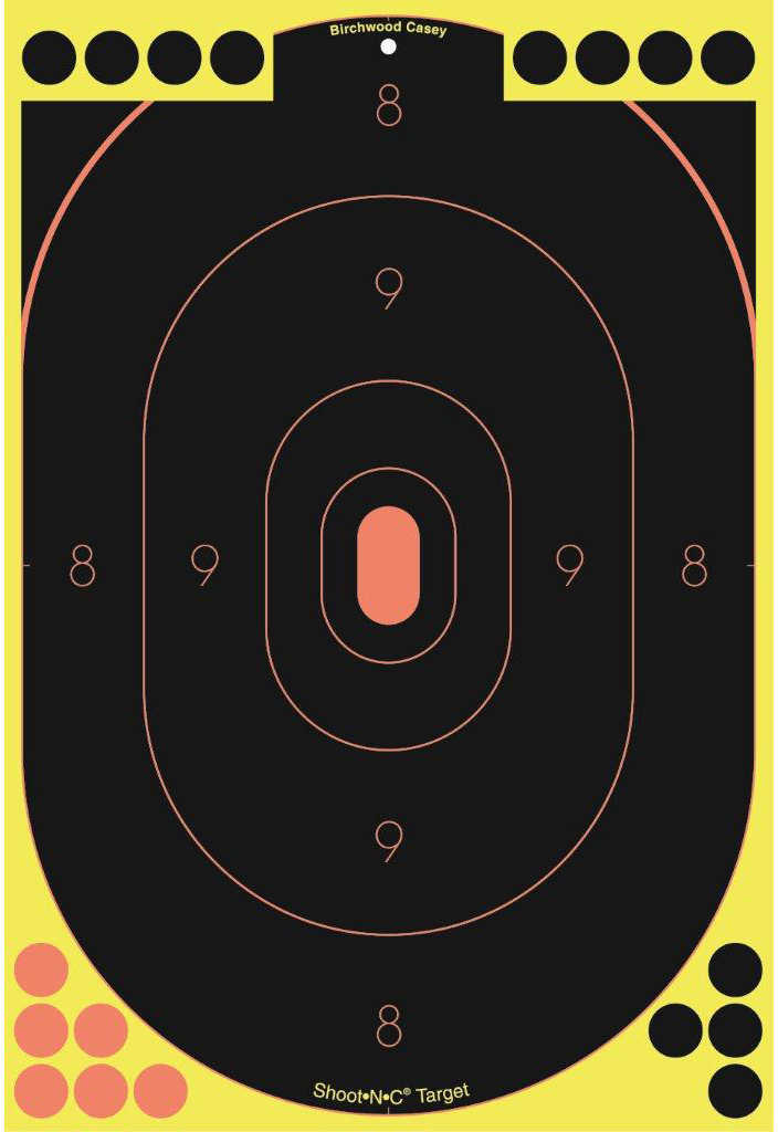Birchwood Casey Shoot-N-C Silhouette 12"X18" Target 5 Sheet