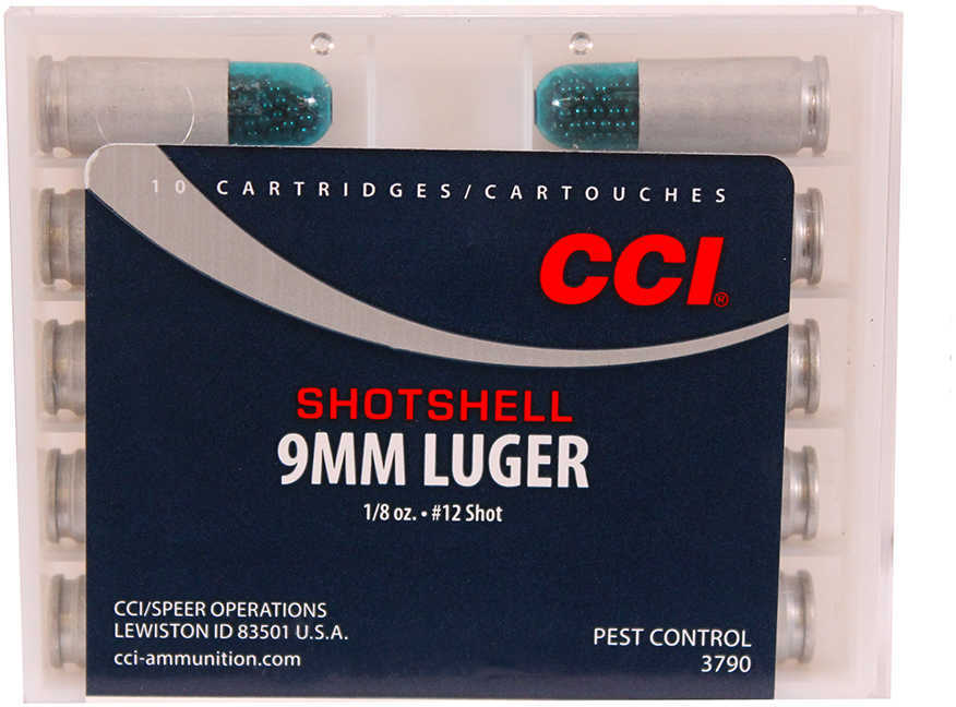 9mm Luger N/A Shotshell 10 Rounds CCI Ammunition
