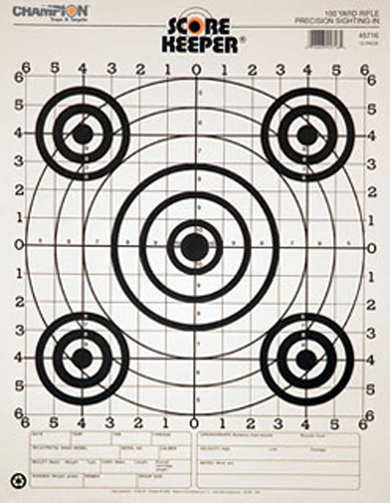 Champion Traps And Targets Outers 100Yd Rifle Sight In 12Pk