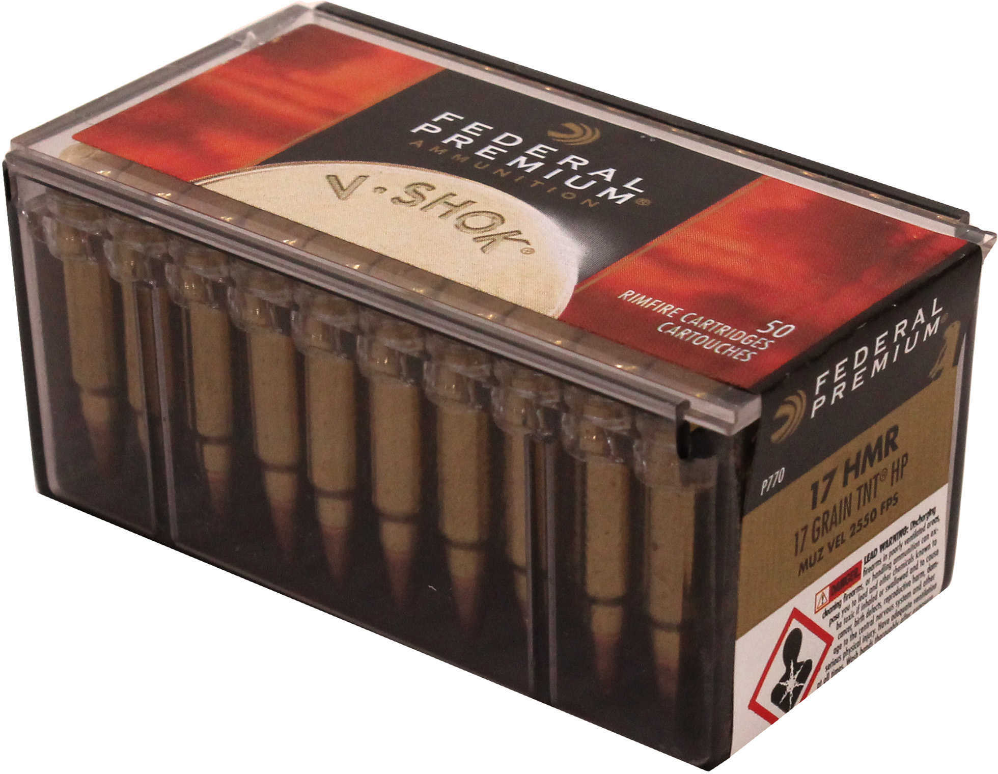 17 HMR Grain Hollow Point 50 Rounds Federal Ammunition