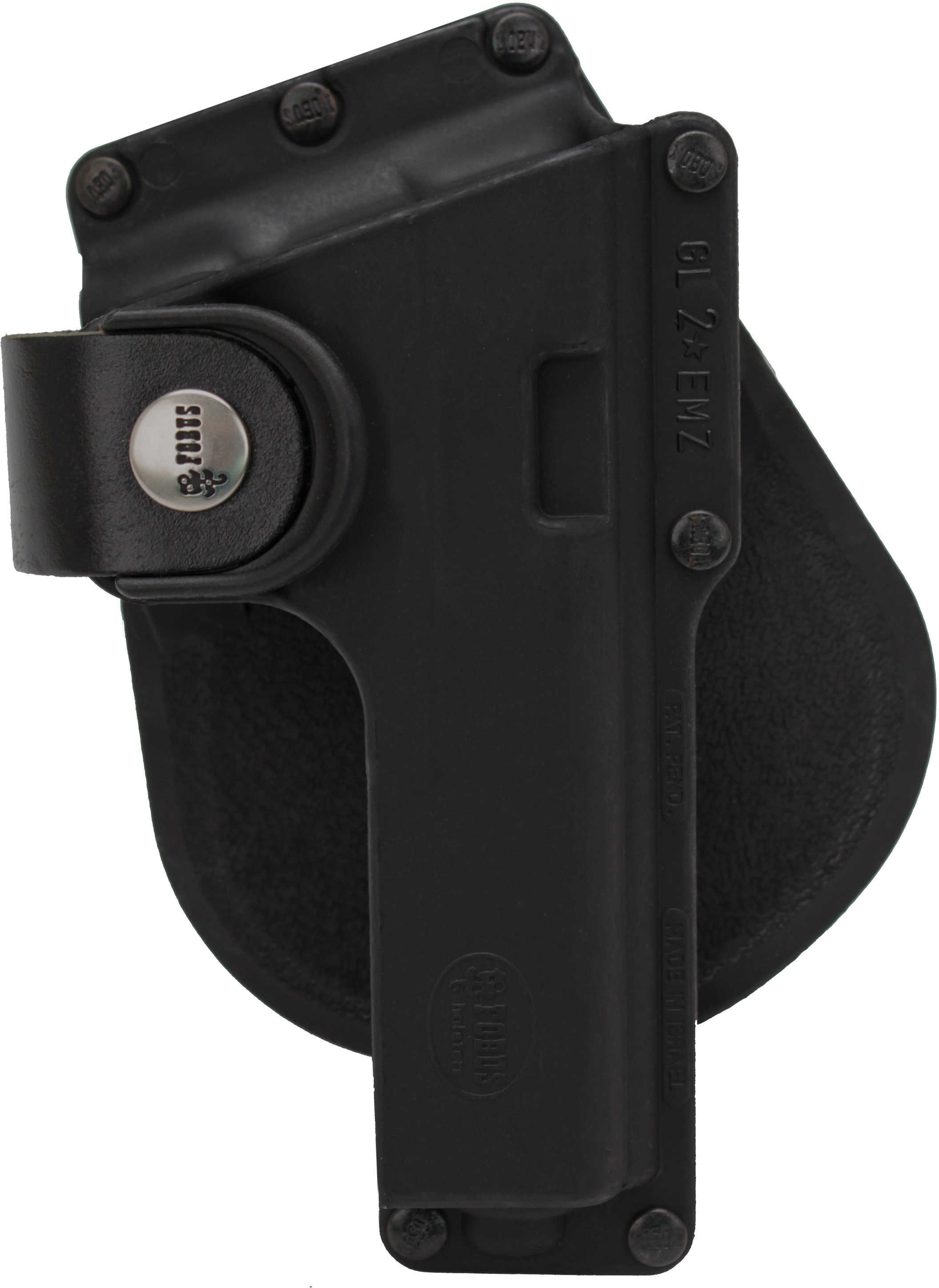 Fobus Paddle Tactical Holster Fits Glock 17/22/31 With Light Or Laser/Ruger American Pistol .45 Full/9mm/.40 Right