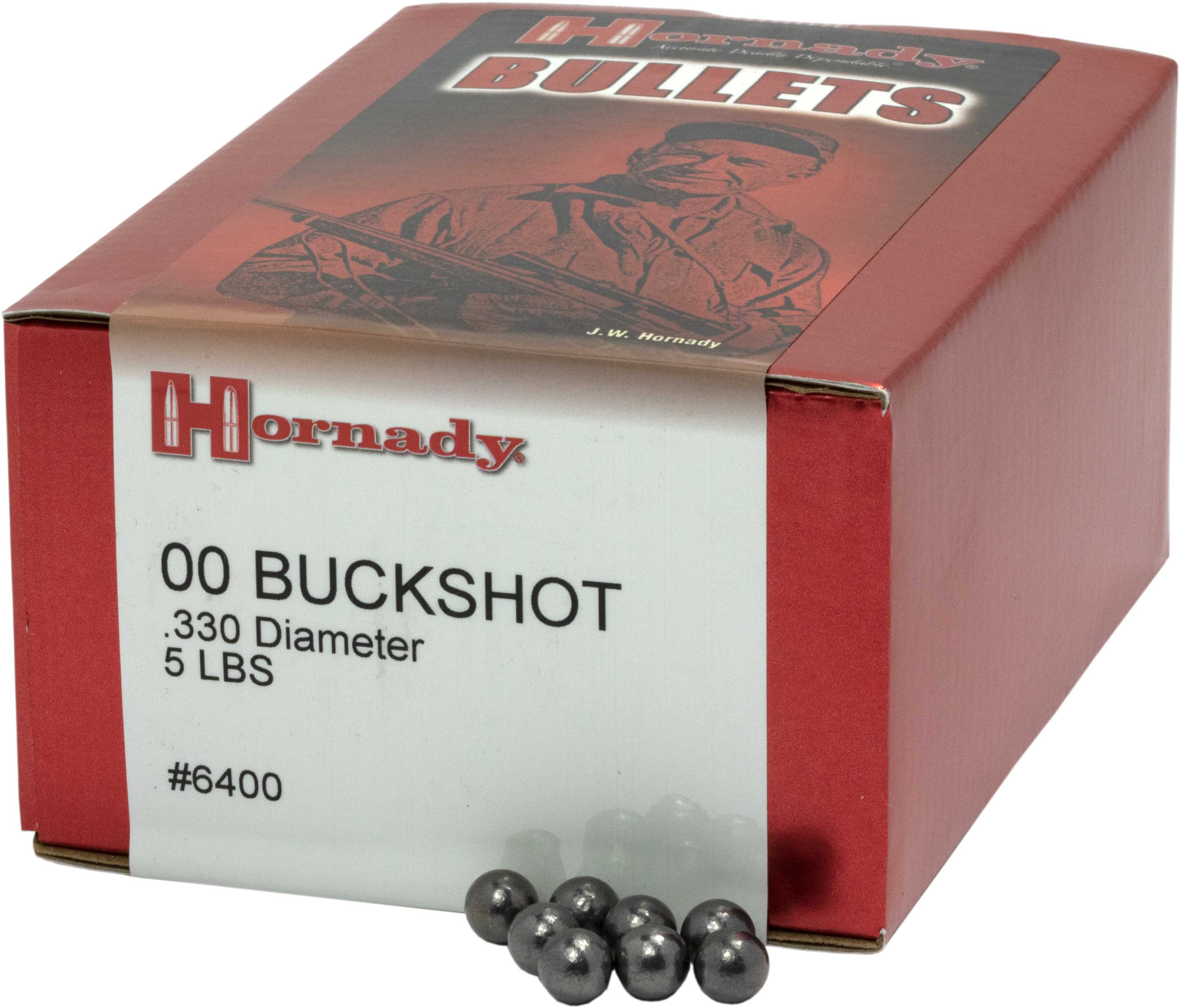Hornady 00 Buckshot .330 Diameter 5Lb Bag