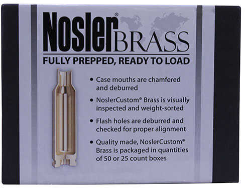 Nosler Unprimed Brass Rifle Cartridge Cases 25/ct 7mm STW