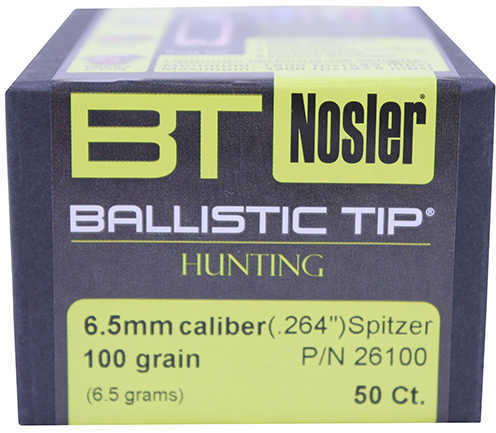 Nosler 6.5MM Bullet 100 Grains Ballistic Tip 50/