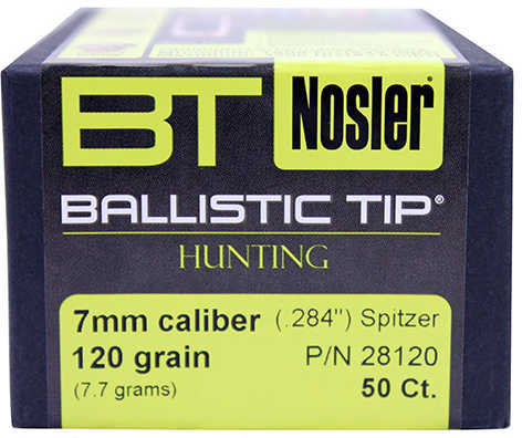 Nosler 7MM 120 Grains Ballistic Tip .284 50/Box Bullets