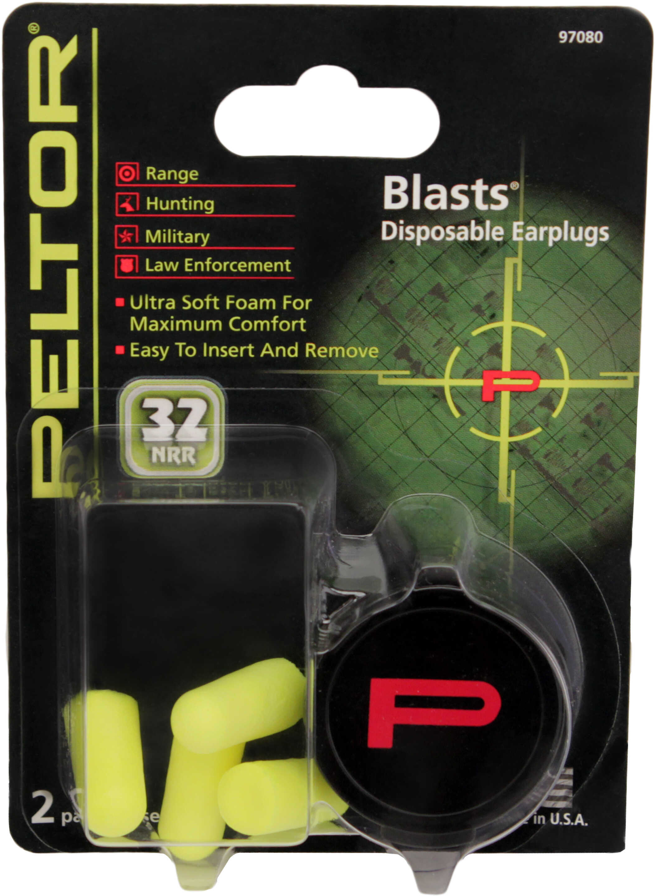 Peltor Blasts Ear Plugs 3 Pair
