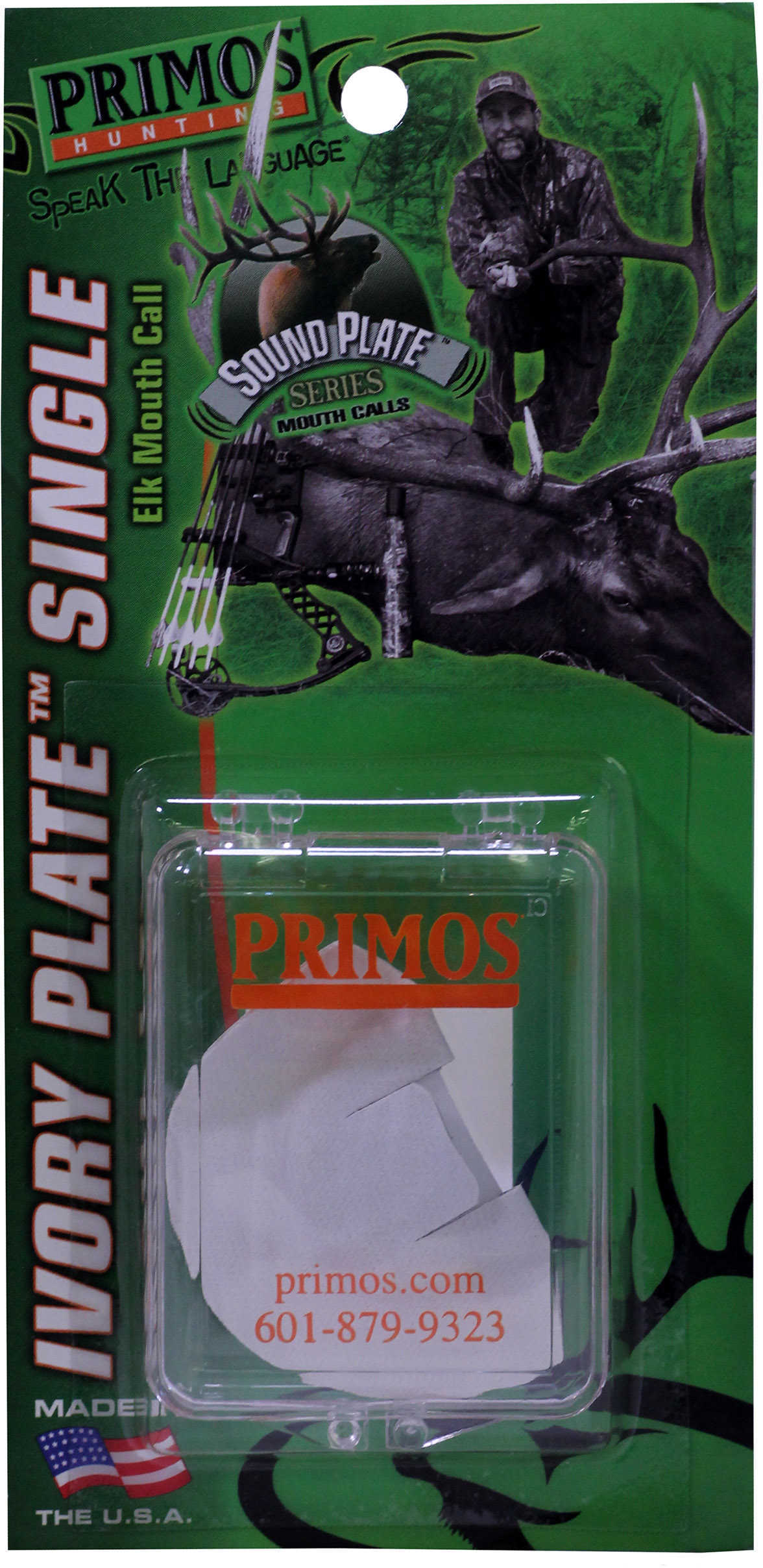 Primos Elk Palate Plate Ivory Bugler SGL