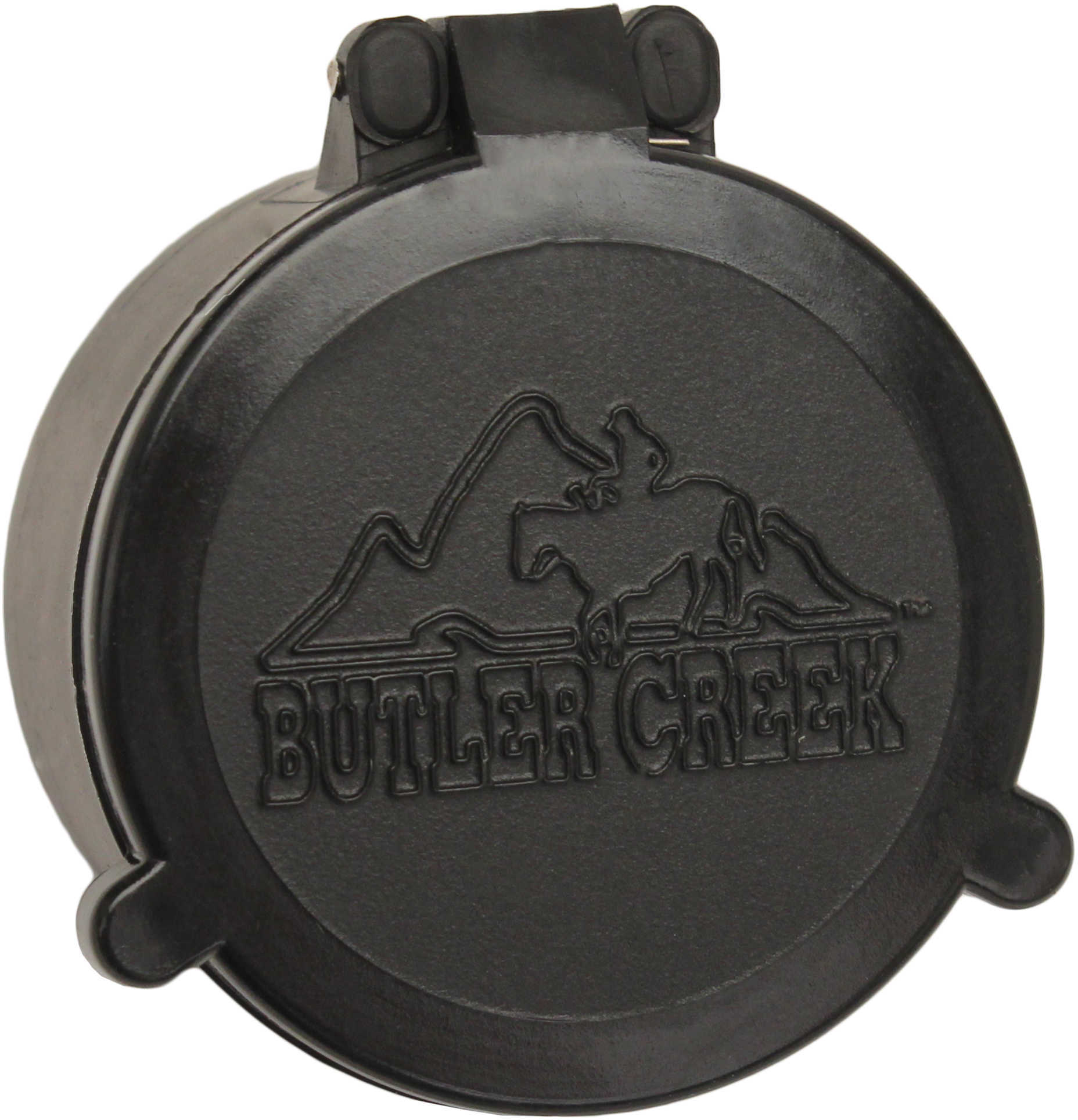Butler Creek Flip-Open Scope Cover - 28 Objective 1.890" Diameter Quiet Opening lids at The Touch Of Your thum