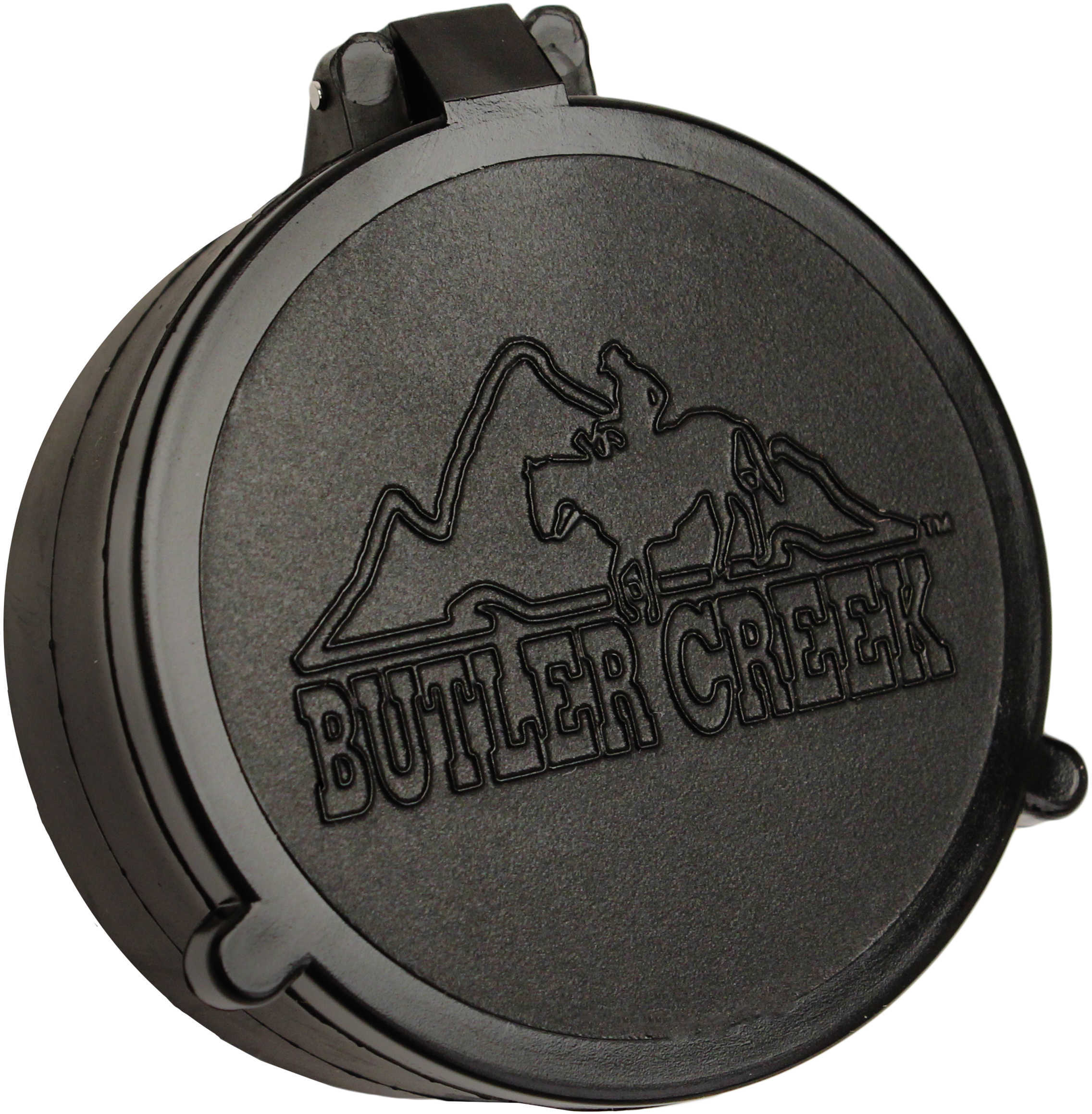 Butler Creek Flip-Open Scope Cover - 40 Objective 2.250" Diameter Quiet Opening lids at The Touch Of Your thum