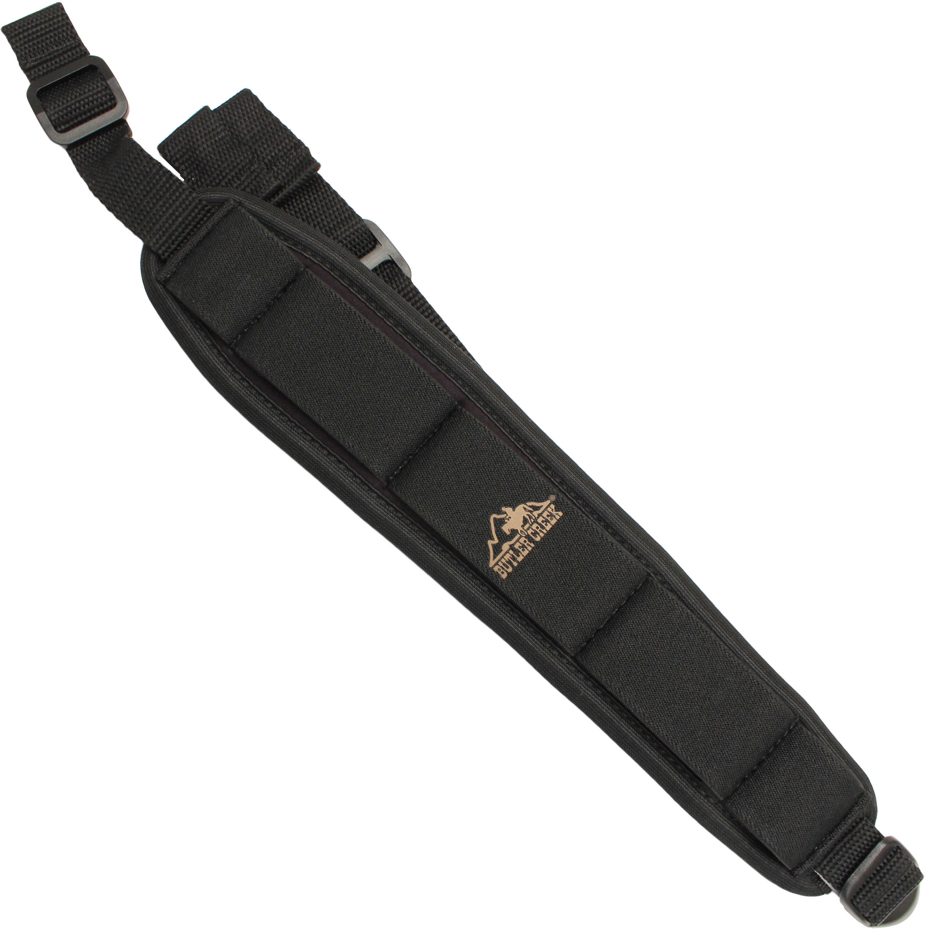 Butler Creek Comfort Stretch Rifle Sling - Black Designed To Be Shock Absorber For Your Shoulder - Waterproof Closed-cel