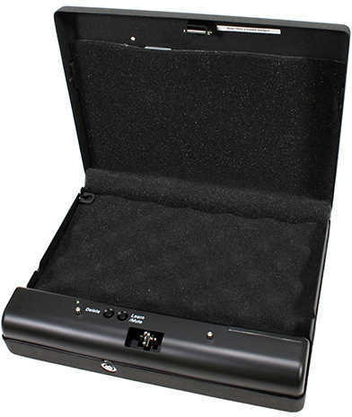 GunVault MicroVault Biometric 11" X 8" X 2" - Notebook-Style Design Allows You To Take Your Handgun Or Valuables With Y