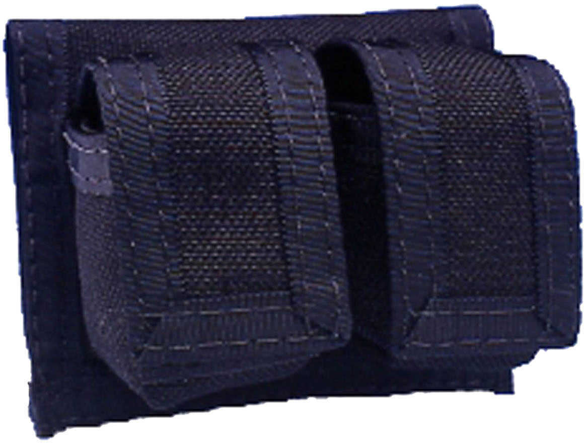 HKS Cordura Speedloader Case - Black One Size Fits All Speedloaders Velcro fasteners Only 2.5" Belt Or Small