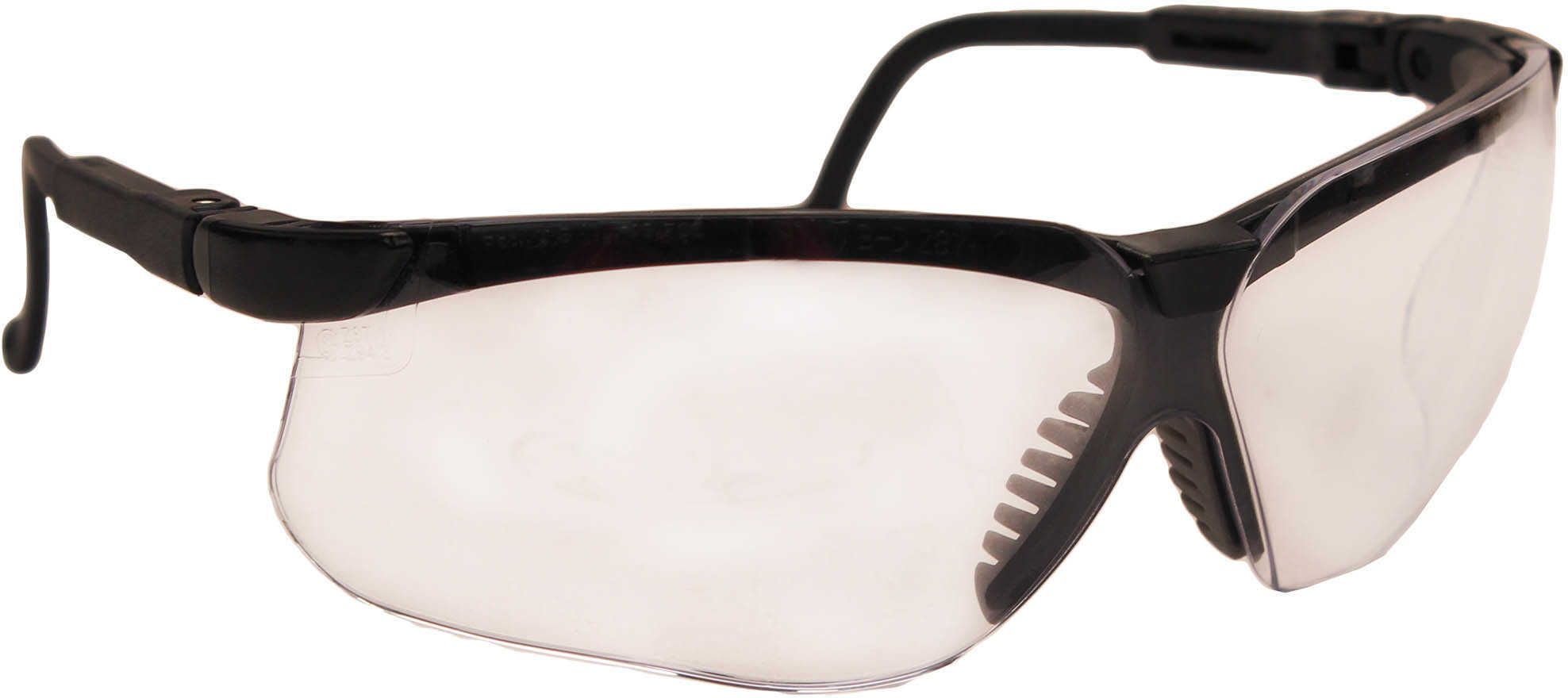 Howard Leight Industries Uvex Genesis Black Frame - Clear Lens Impact Resistant Polycarbonate Block 99.9% UVA & UVB