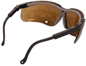 Howard Leight Industries Uvex Genesis Black Frame - Espresso Lens Impact Resistant Polycarbonate Block 99.9% UVA &