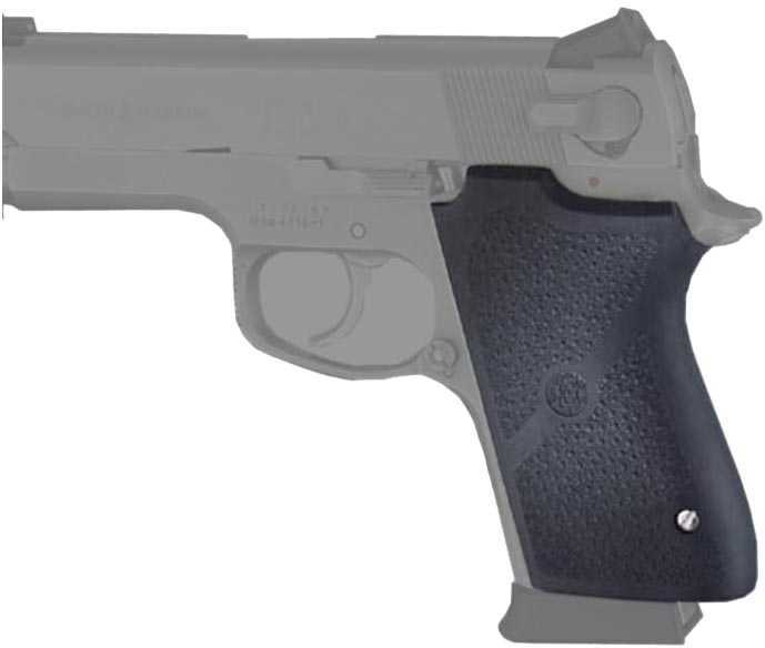 Hogue Rubber Grip Smith & Wesson Compact .45 And .40 Caliber - Models 4516 4013 4053 457 Shorty Etc. Durable Syn