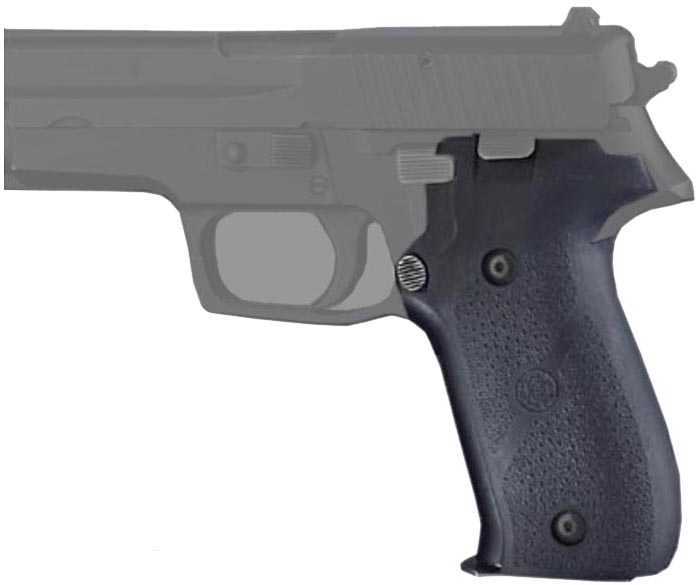 Hogue Rubber Grip Sig Sauer P226 .357 9mm Or .40 Cal (Fits New DAKs) Durable Synthetic With Cobblestone Texture