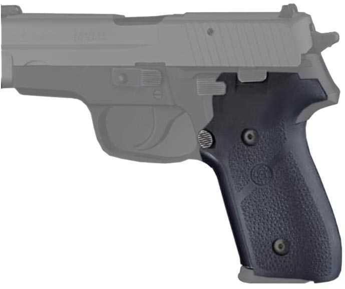 Hogue Rubber Grip Sig Sauer P228 & P229 .357 9mm Or .40 Caliber (Fits New DAKs) Durable Synthetic With Cobblest