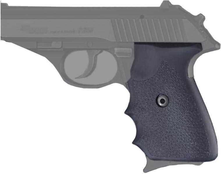 Hogue Rubber Wraparound Grip With Finger Grooves Sig Sauer P230 & P232 .380 Or .32 Cal. Durable Synthetic Co