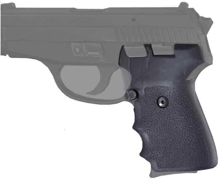 Hogue Rubber Wraparound Grip With Finger Grooves Sig Sauer P239 .357 9mm Or .40 Caliber Durable Synthetic