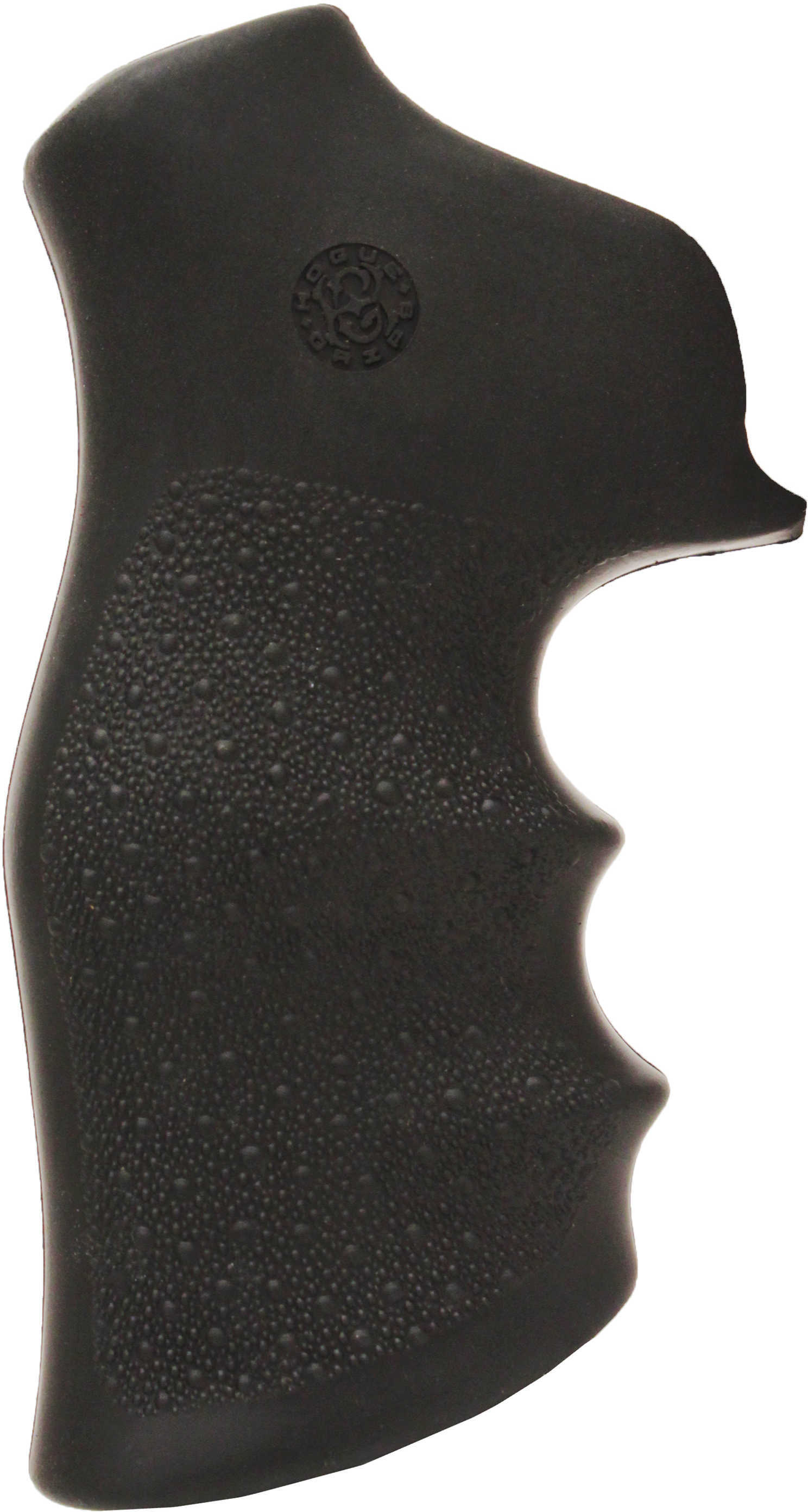 Hogue Rubber Grip With Finger Grooves Ruger® GP100 Super Redhawk Durable Synthetic Cobblestone Texture - Lig