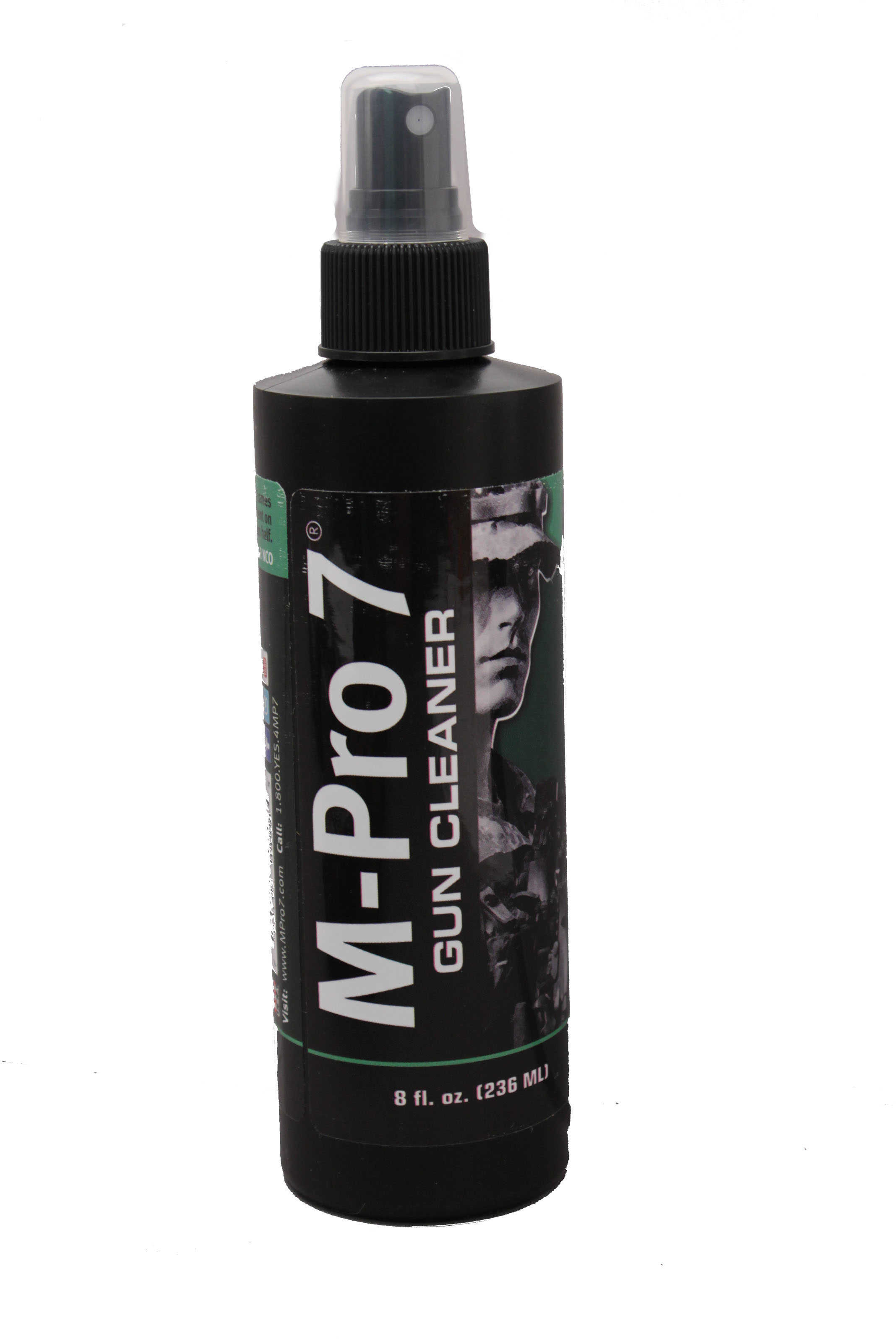 Hoppes M-Pro 7 Gun Cleaner 8 Oz. - Formulated Military-Style Cleaning Developed Originally To Maintain Weapons On
