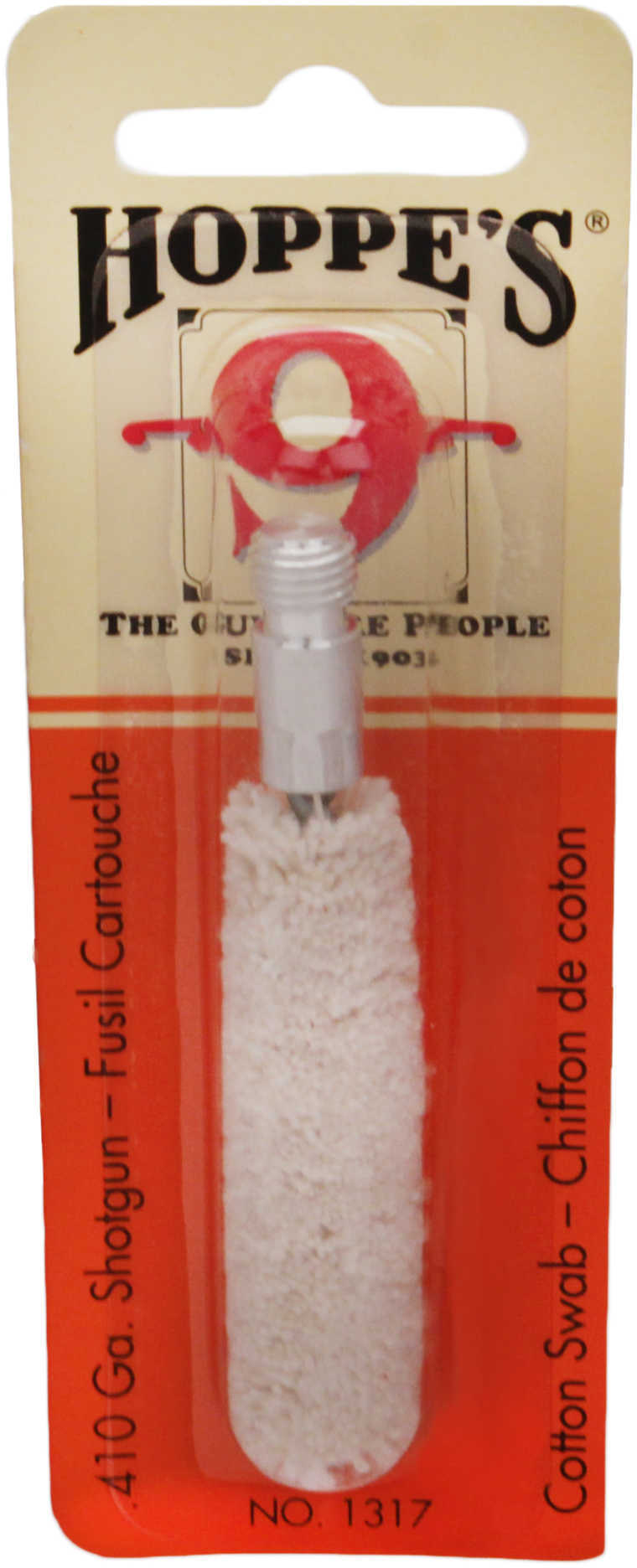 Hoppes Shotgun Cleaning Swab .410 Gauge 100% Cotton Swabs Are Soft, Washable And Will Not Scratch The Bore