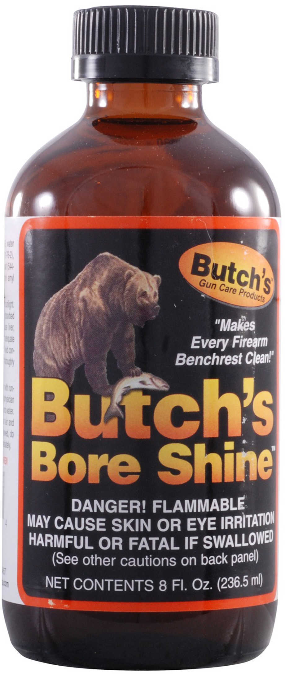 Lyman Butch's Bore Shine 8 Oz Bottle - Removes Powder, Lead And Plastic Fouling faster Than Any Other Cleaner - Odorless