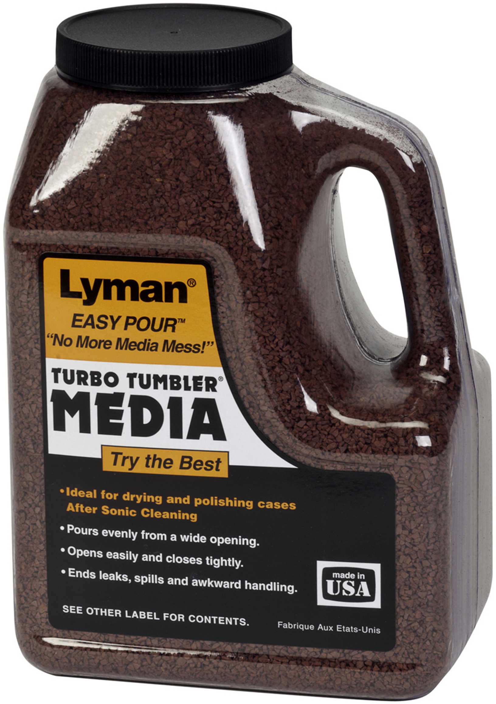 Lyman Turbo Case Cleaning Media Tufnut - 3 Lb. Box The Most Effective Choice For Dirty And Tarnished Cases