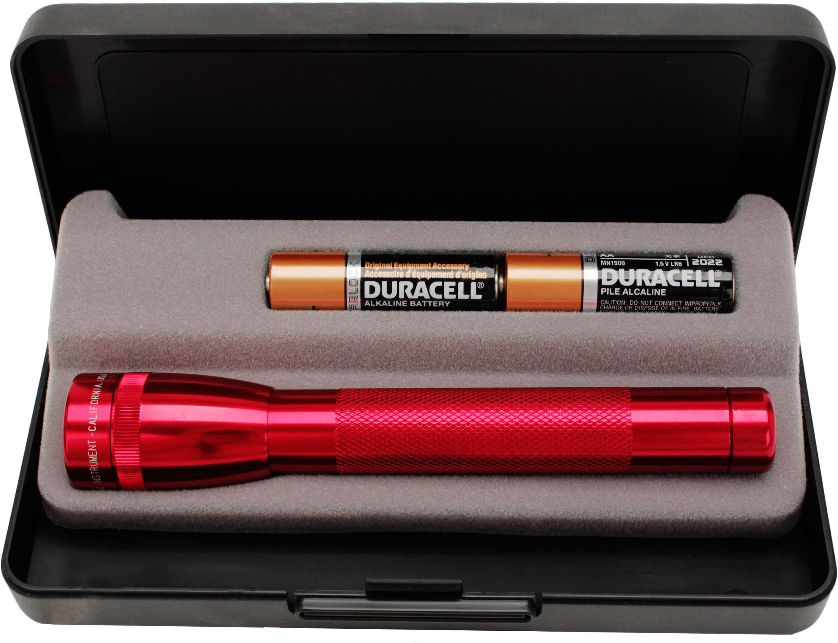Maglite Presentation Box 2 Cell Mini Flashlight Red