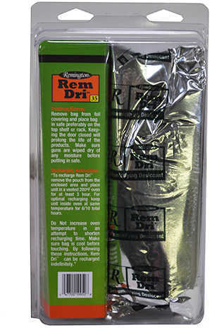 Remington Dri 35 Desiccant Removes Moisture To Prevent Rust Corrosion & elimInates odors In Gun Safes & cabInets - L
