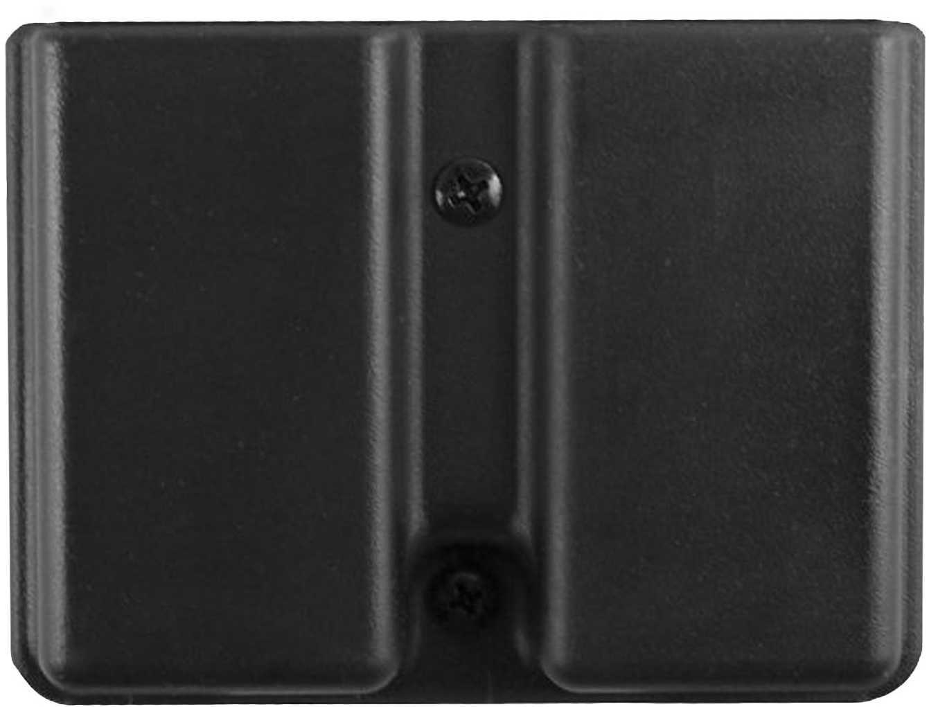 Uncle Mikes Kydex Double Mag Case Single Row Belt Model Fits Loops Up To 1.75" Or Can Clipped Over a Waistband