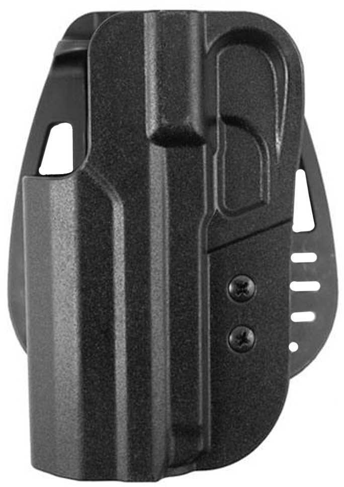 Uncle Mikes Kydex Paddle Holster - RH, Open Top Design HK USP Full Size Adjustable Rake & Height