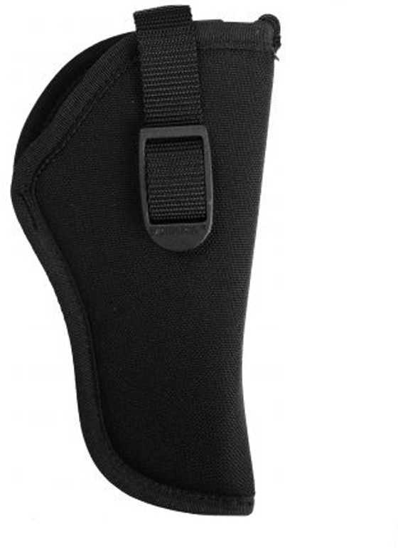 Uncle Mikes Sidekick Hip Holster - RH, Black 5 To 6.5" Barrel Medium And Large Double Action Revolvers Waterproof - Mol
