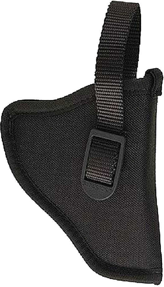 Uncle Mikes Sidekick Hip Holster - RH, Black 3.5"-5" Barrel Single Action Revolvers Waterproof - Molds To The Shape Of
