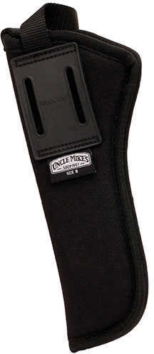 Uncle Mikes Sidekick Hip Holster - RH, Black 5.5"-6.5" Barrel Single Action Revolvers Waterproof - Molds To The Shape O