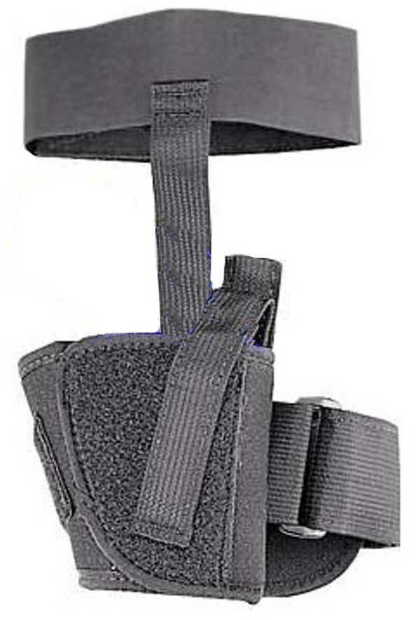 Uncle Mikes Ankle Holster, RH Small Autos (.22-.25 Cal) Kodra - Soft Knit Fabric Lays Comfortably Next To Skin - Cinch-